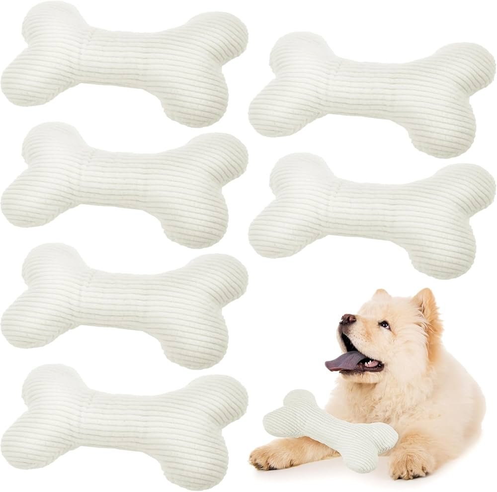 61WsfrwWbQL._AC_UF1000,1000_QL80_ Plush Dog Squeaky Toy – Soft Durable Chew Toy for Puppies and Small Dogs - Image 1