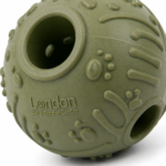 Interactive Treat Dispensing Dog Ball Toy | Durable Rubber Chew Toy for Mental Stimulation & Dental Care | London Pet & Garden Centre - Image 3