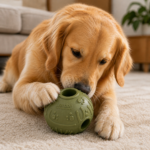 Interactive Treat Dispensing Dog Ball Toy | Durable Rubber Chew Toy for Mental Stimulation & Dental Care | London Pet & Garden Centre - Image 5