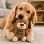 Soft Plush Dog Toy Teddy | Squeaky Stuffed Puppy Toy for Comfort & Gentle Chewing | London Pet & Garden Centre - Image 5